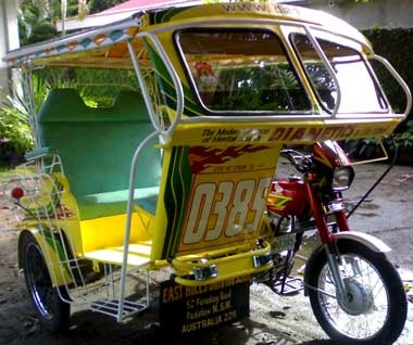  City in the Philippines, keep your eyes open for the Dianetics tricycle.